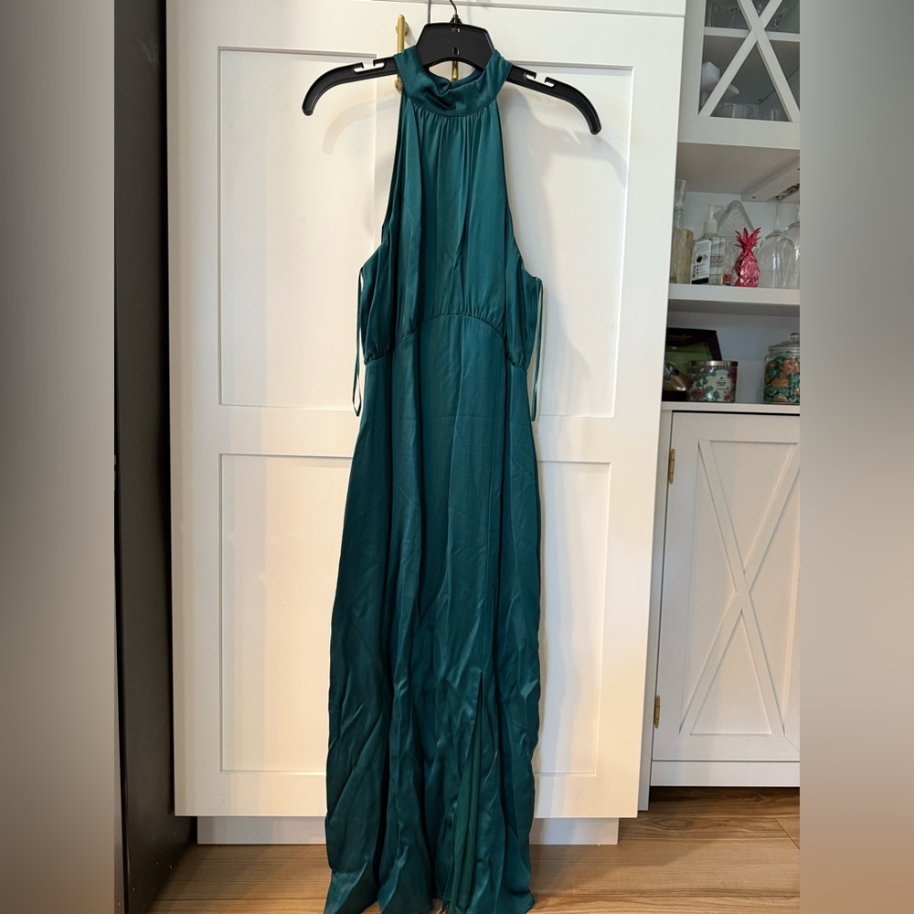 Express Teal Sleeveless Dress